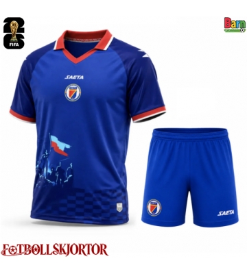 Haiti Hemmakläder Barn VM 2026 Kortärmad (+ Korta byxor)